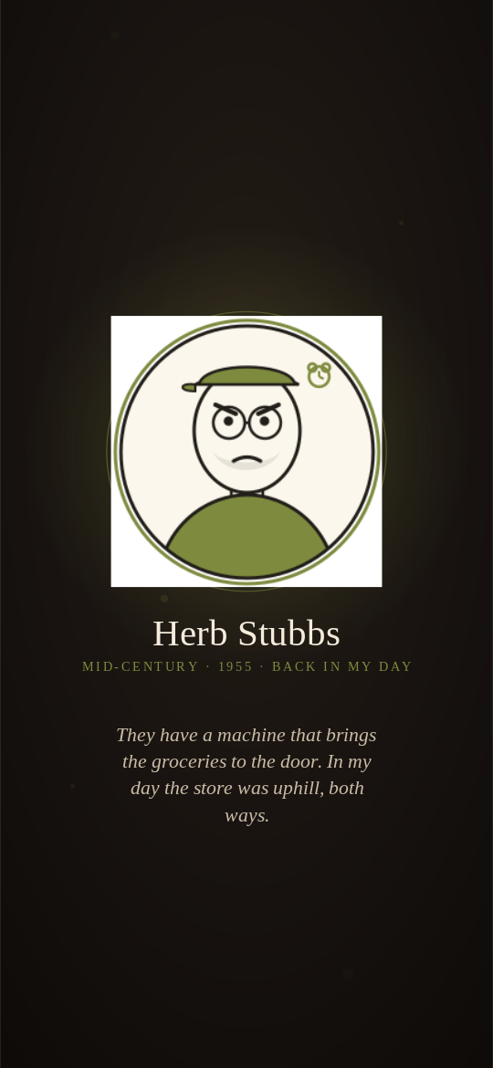 Herb Stubbs moving background